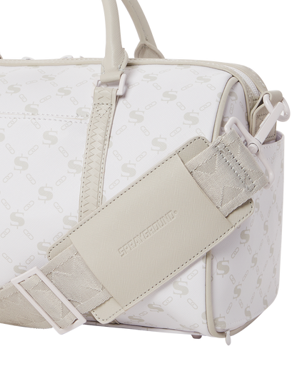 MONEY PATTERN POWDER MINI DUFFLE