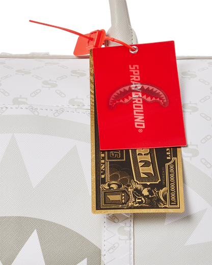 MONEY PATTERN POWDER MINI DUFFLE