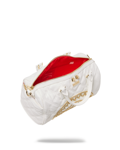 RIVIERA LE BLANC GOLD CHAIN SHARK MINI DUFFLE