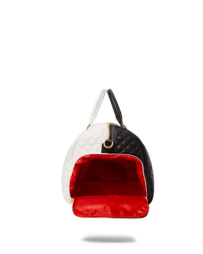 LEVELED UP SPLIT QUILT SHARK DUFFLE