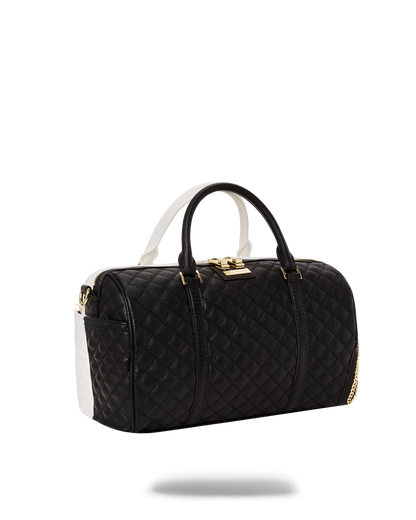LEVELED UP SPLIT QUILT SHARK MINI DUFFLE