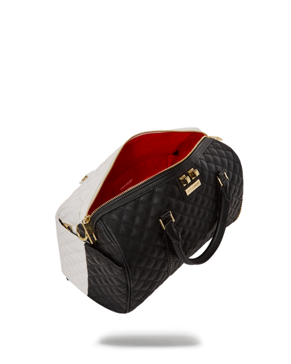 LEVELED UP SPLIT QUILT SHARK MINI DUFFLE
