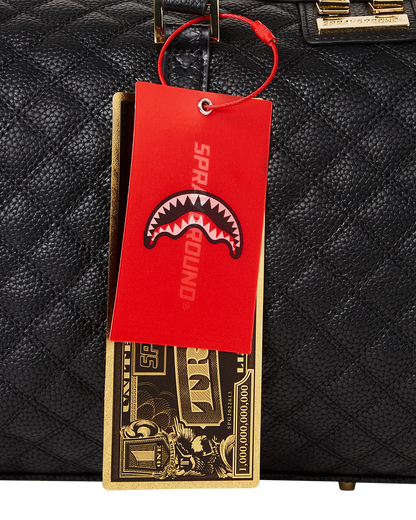 LEVELED UP SPLIT QUILT SHARK MINI DUFFLE