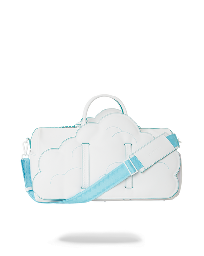 CLOUDY WITH A CHANCE OF SHARK DUFFLE