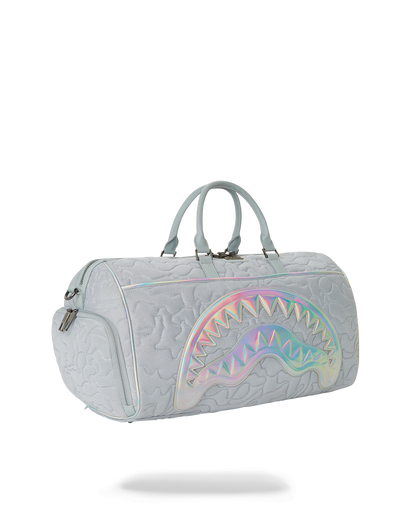 MIRASHAKU IRIDESCENT QUILT DUFFLE