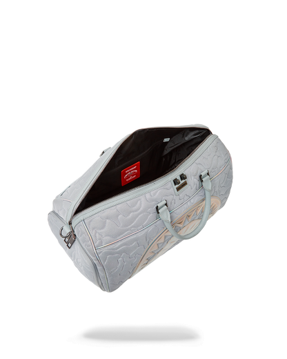 MIRASHAKU IRIDESCENT QUILT DUFFLE