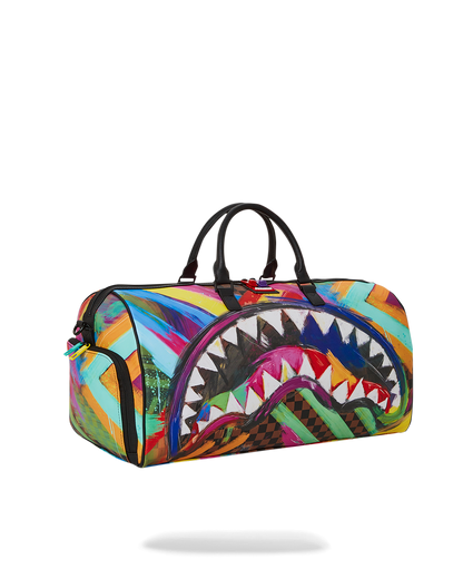 SHARKS IN PARIS CITY STREAKS DUFFLE