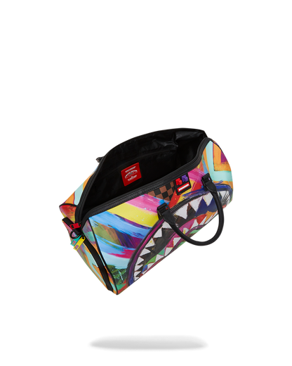 SHARKS IN PARIS CITY STREAKS DUFFLE