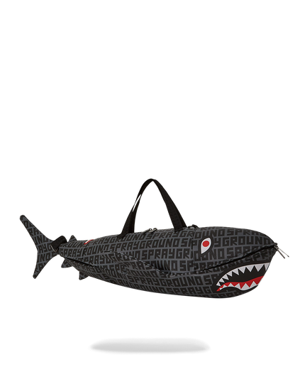 SHARKFINITY STEALTH PILOT SHARK SHAPE DUFFLE