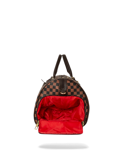 EXTERIOR GOLD ZIP POCKET SHARKS IN PARIS DUFFLE