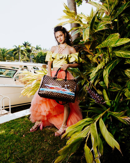 THE 305 SPEEDBOAT GETAWAY PYRAMID DUFFLE
