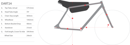 PREORDER - Crew Bike Co. Dart24 EV - (Ships 7/22)