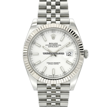 Rolex Datejust 126334 White Index Jubilee