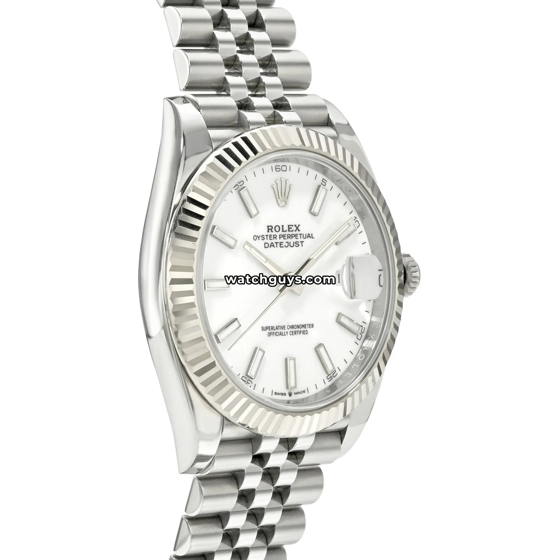 Rolex Datejust 126334 White Index Jubilee