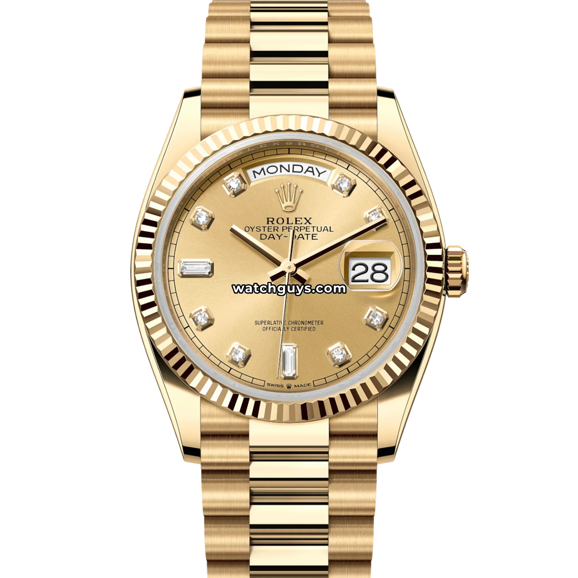 Rolex Day-Date 128238 Champagne Diamond