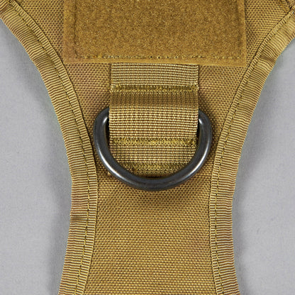 Khaki Tactical Dog Vest Harness