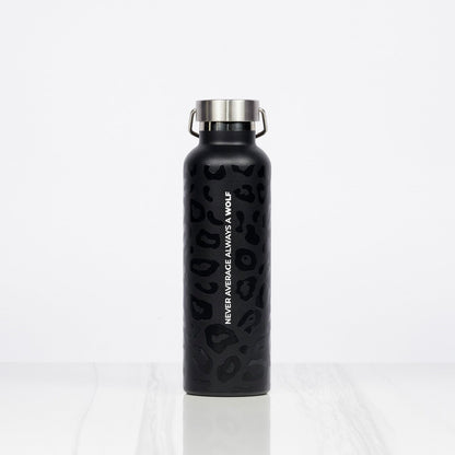 25oz Flask Black Leopard