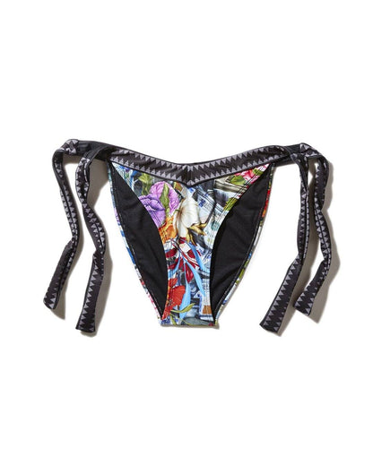 FLORAL MONEY BIKINI BOTTOM