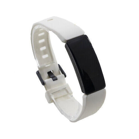 Fitbit - Inspire HR Activity Tracker + Heart Rate - White - FB413BKWT
