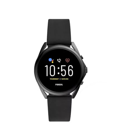 Fossil Gen 5 LTE Black Silicone Smartwatch - FTW40531F