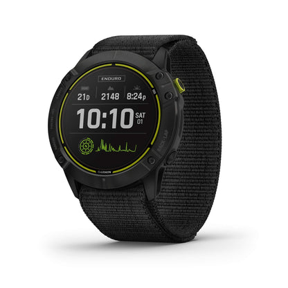 Garmin Enduro Smartwatch GPS Watch with Solar Black UltraFit Nylon Band - 010-02408-00