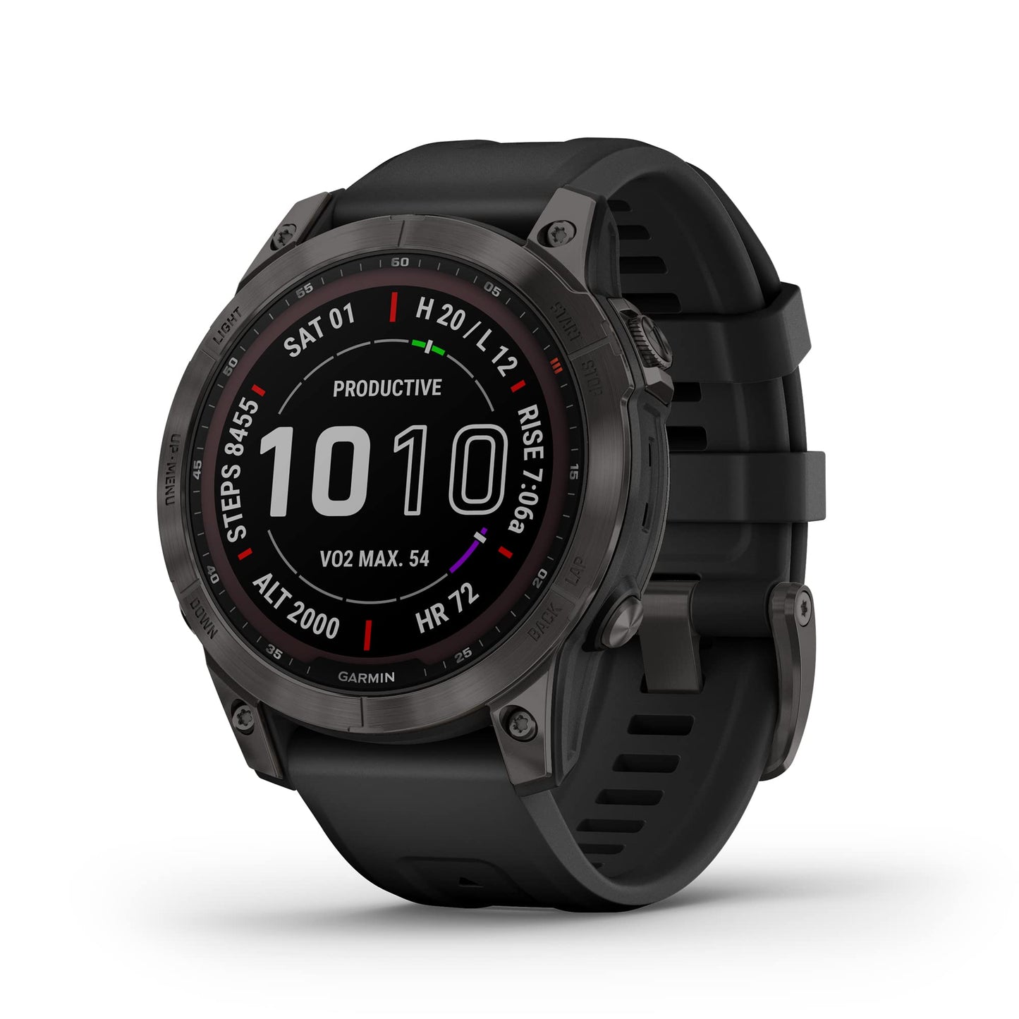 Garmin fenix 7 Solar GPS Smartwatch 47mm - Slate Gray - 010-02540-10