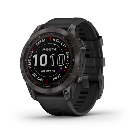Garmin fenix 7 Solar GPS Smartwatch 47mm - Slate Gray - 010-02540-10