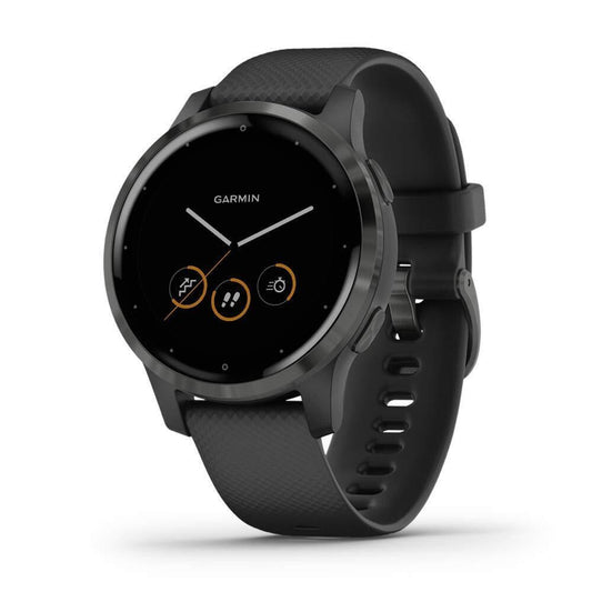 Garmin - vivoactive 4S Smartwatch 40mm Fiber-Reinforced Polymer - Slate - 010-02172-11