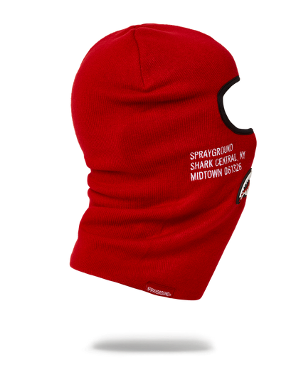 SHARK CENTRAL SKI MASK (RED)