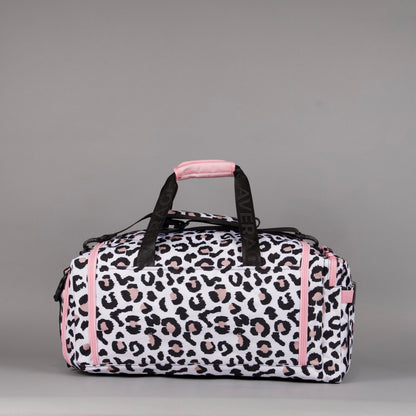 40L Ultimate Duffle Bag Leopard Pink Zip