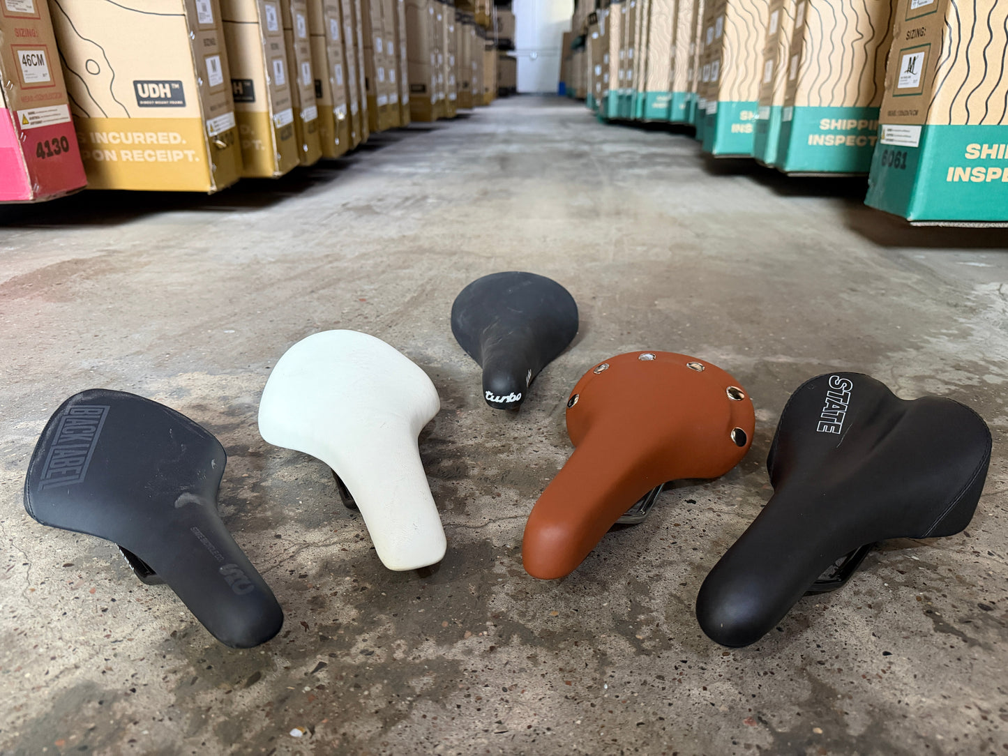 SBC Parts Bin: #RS121 – Saddle | Assorted Models & Colors (Good Condition)
