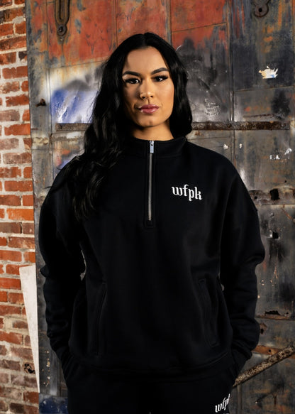 Gothic Black Quarter Zip (SALE)