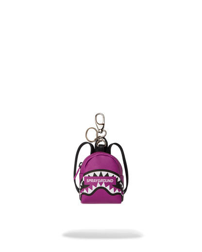 SMASH LOGO VIOLA BACKPACK KEYCHAIN