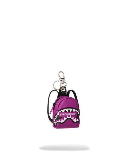 SMASH LOGO VIOLA BACKPACK KEYCHAIN