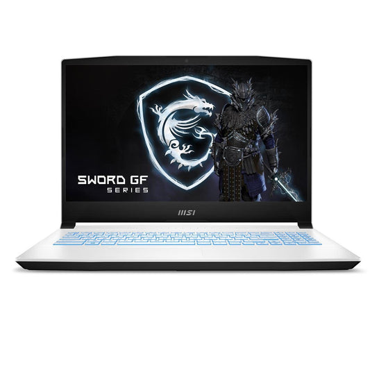 MSI - Sword 15.6 Gaming Laptop - Intel Core i7-11800H - 8GB RAM - RTX 3050 Ti - 512GB SSD - White - Sword151248