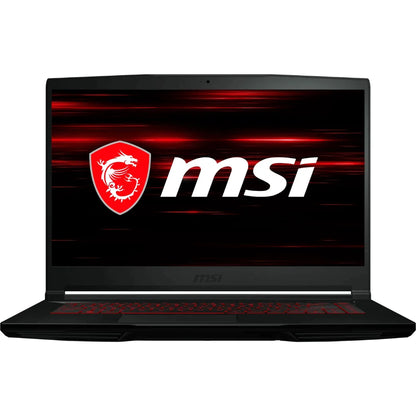 MSI GF63 15.6" Gaming Laptop - i5-10500H - 8GB RAM - GTX 1650 - 256GB SSD - Black - GF63818