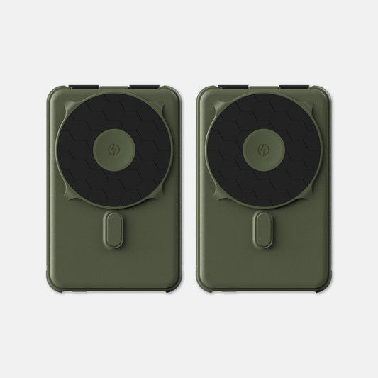 Magnetic Power Bank Bundle (2-Pack) - Matte Olive