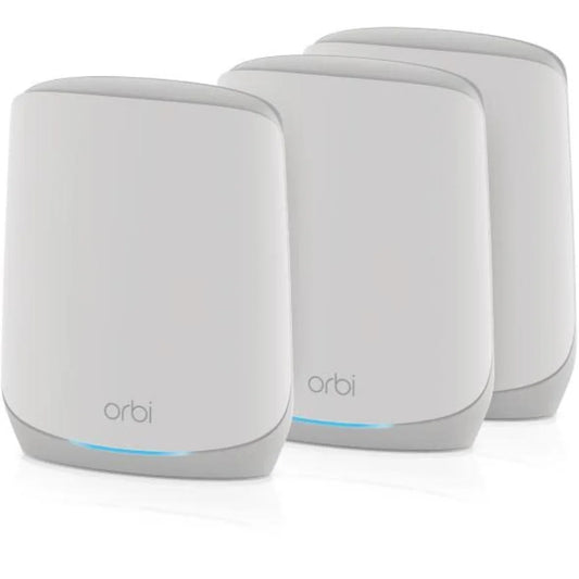 NETGEAR Orbi Tri-Band Wi-Fi 6 Mesh System RBK763S Router w/ 2 Satellite Extenders - RBK763