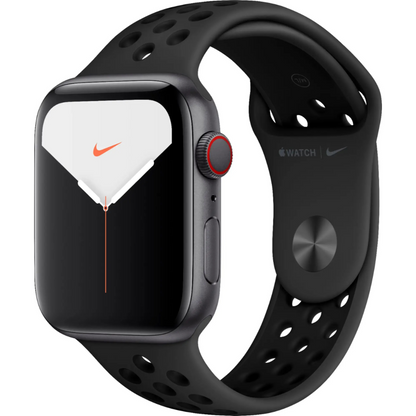 Nike Series 5 GPS + Cellular 44mm Space Gray Aluminum Case - Anthracite/Black Nike Sport Band - MX3A2LL/A
