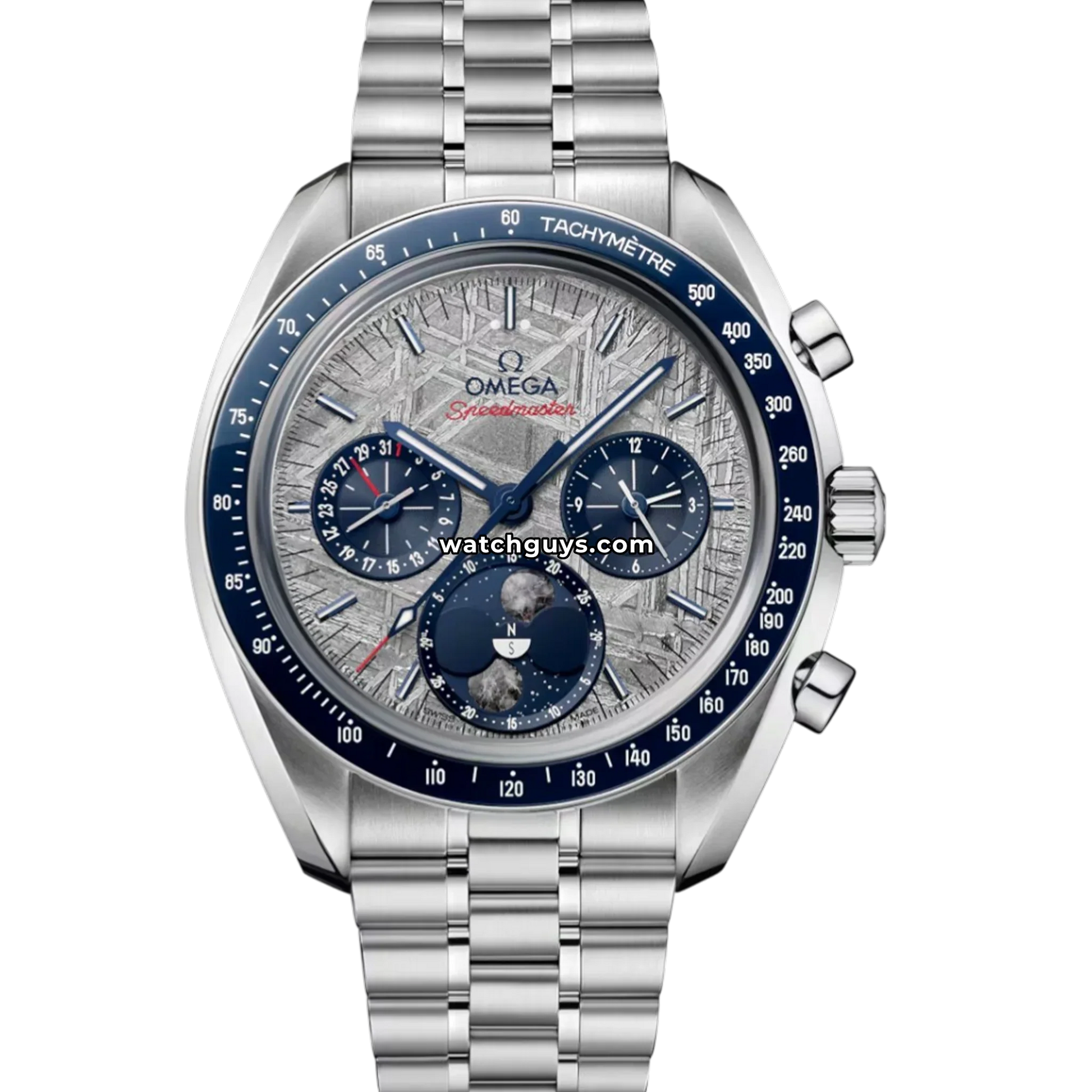 Omega Speedmaster Moon-Phase Meteorite 304.30.43.52.06.001