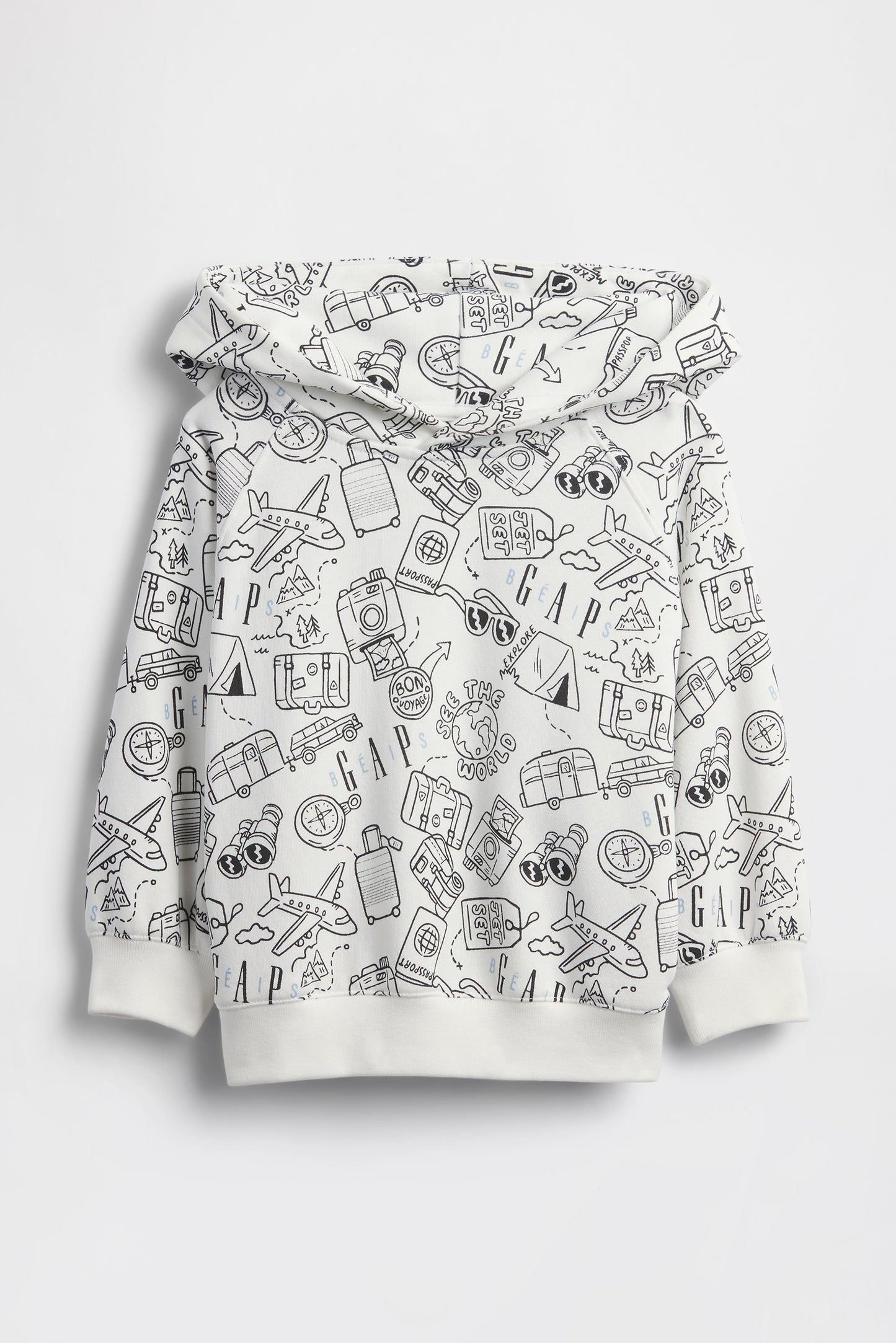 GAP X B??IS Doodle Hoodie in Optic White