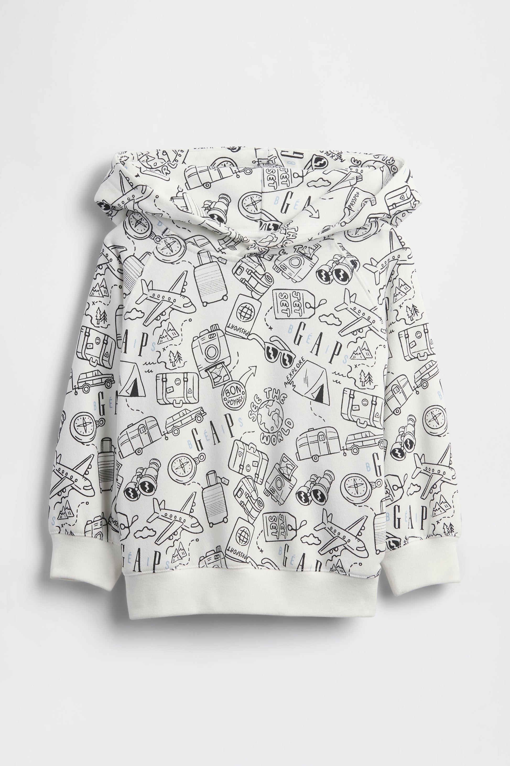 GAP X B??IS Doodle Hoodie in Optic White
