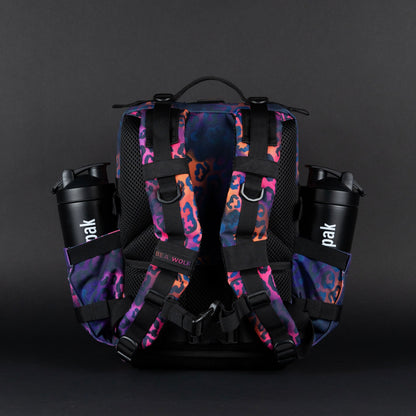 25L Backpack Neon Leopard