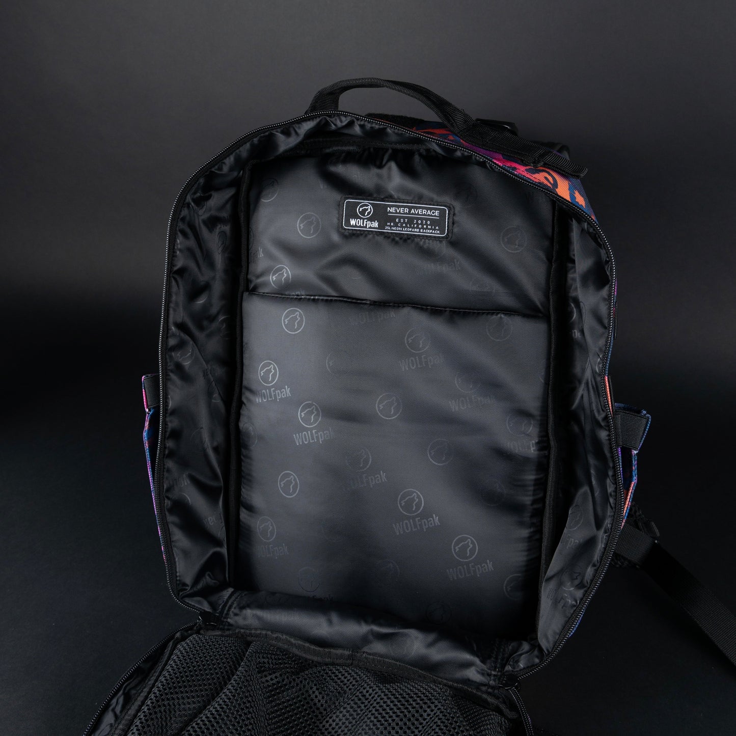 25L Backpack Neon Leopard