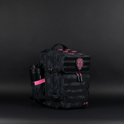 25L Backpack Black Hearts
