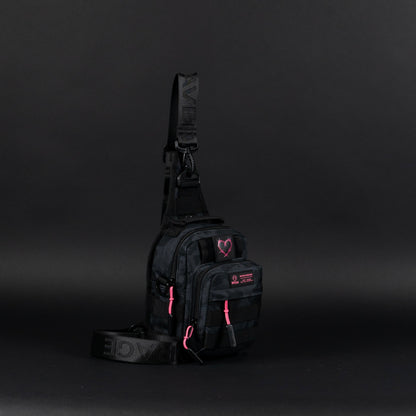 4L Mini Tactical Sling Bag Black Hearts