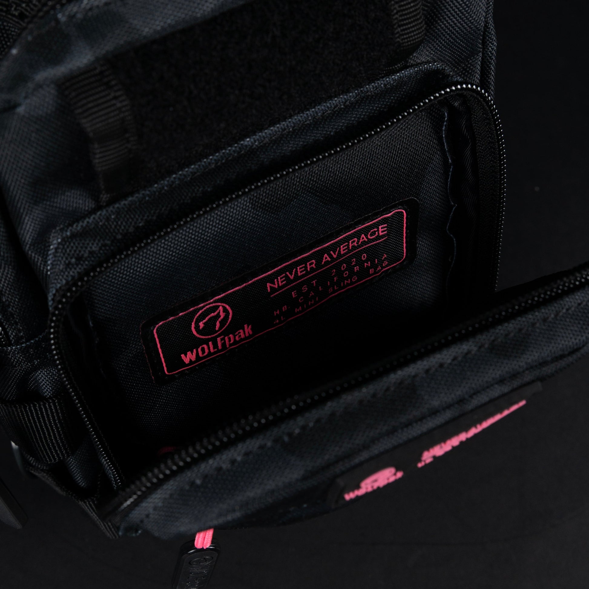 4L Mini Tactical Sling Bag Black Hearts