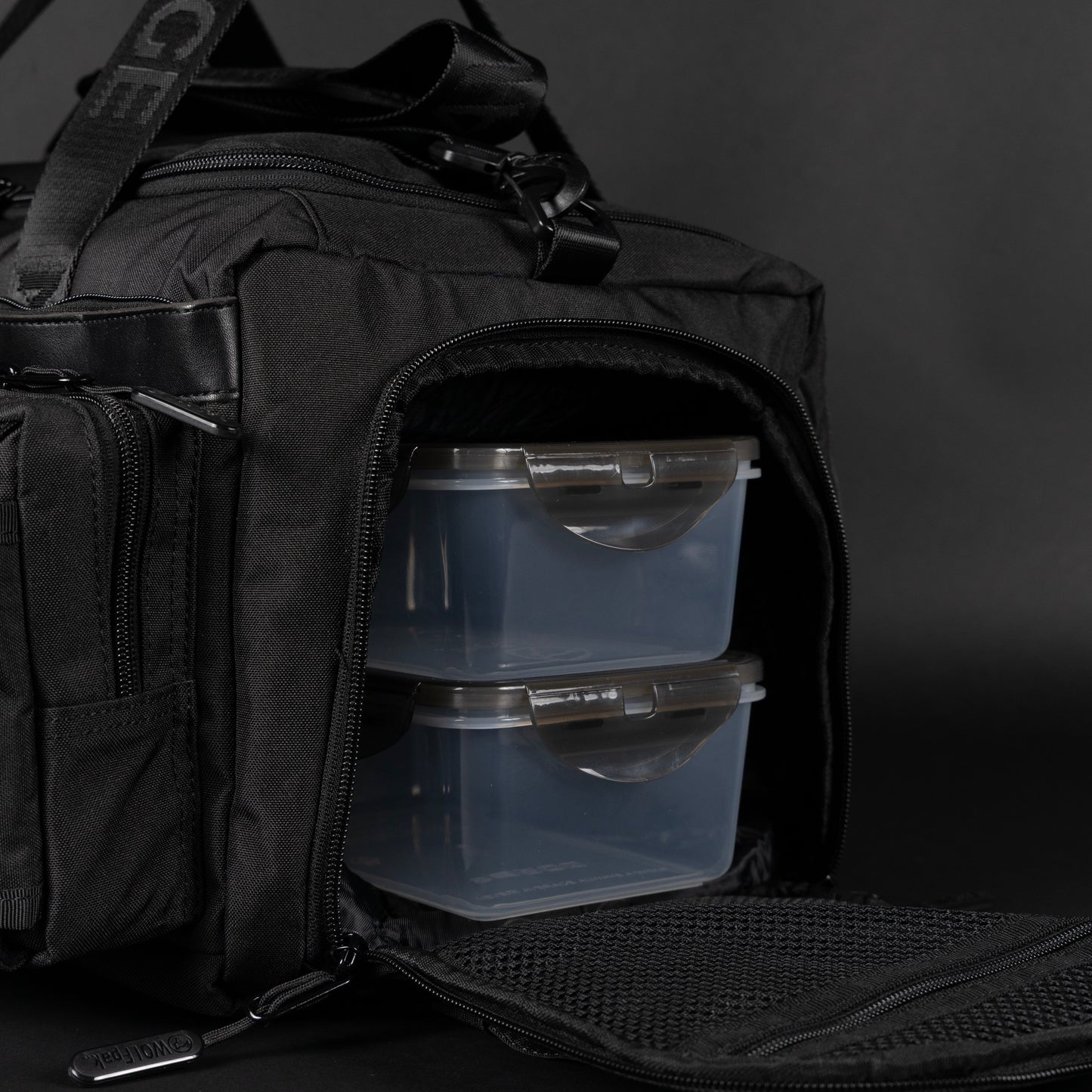 30L Perfect Meal Management Duffle Bag Alpha Black
