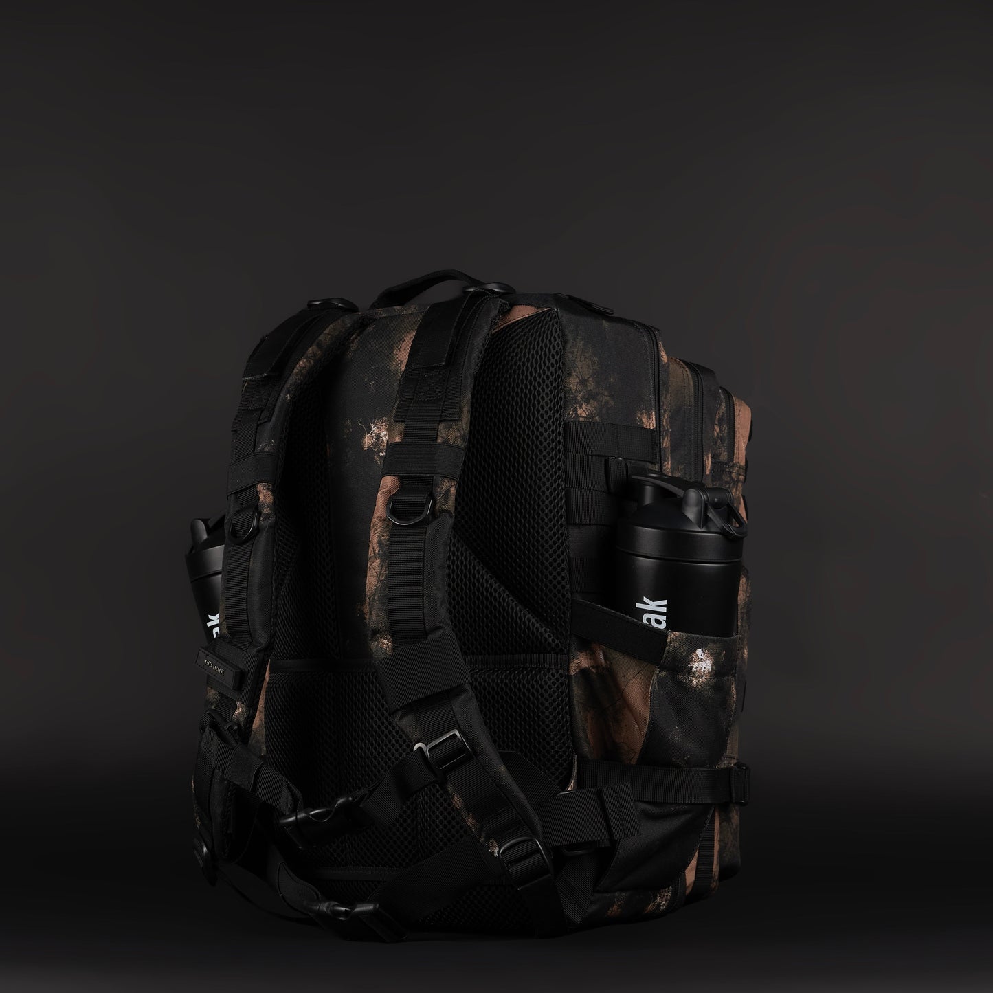 45L Backpack Black Steampunk