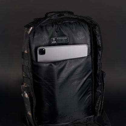 45L Backpack Black Steampunk